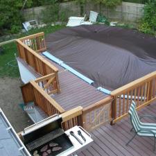 Main Deck with Pool Deck Construction in Wilmington, MA 4